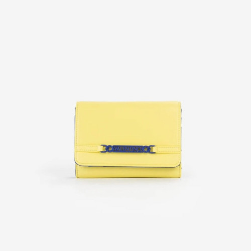 Billetera Ebe amarillo/azul VALENTINO