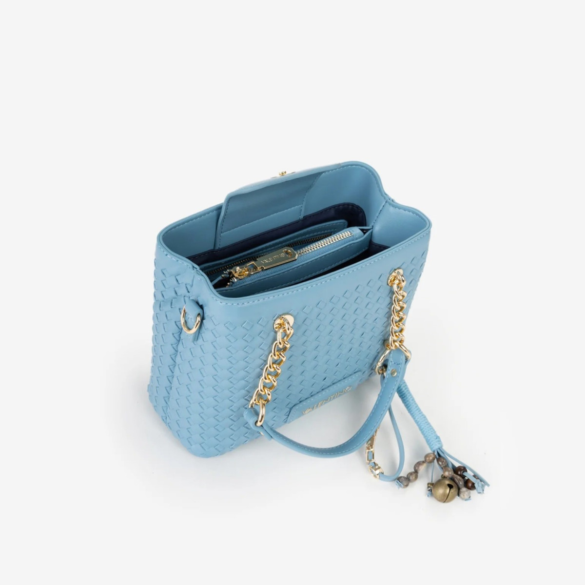 Bolso Shopping mediano Gea azul VALENTINO