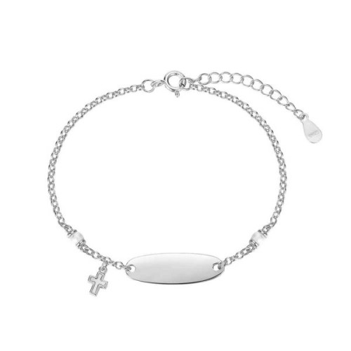 Pulsera Personalizable Comunión Plata LAS JOYAS DE IRENE