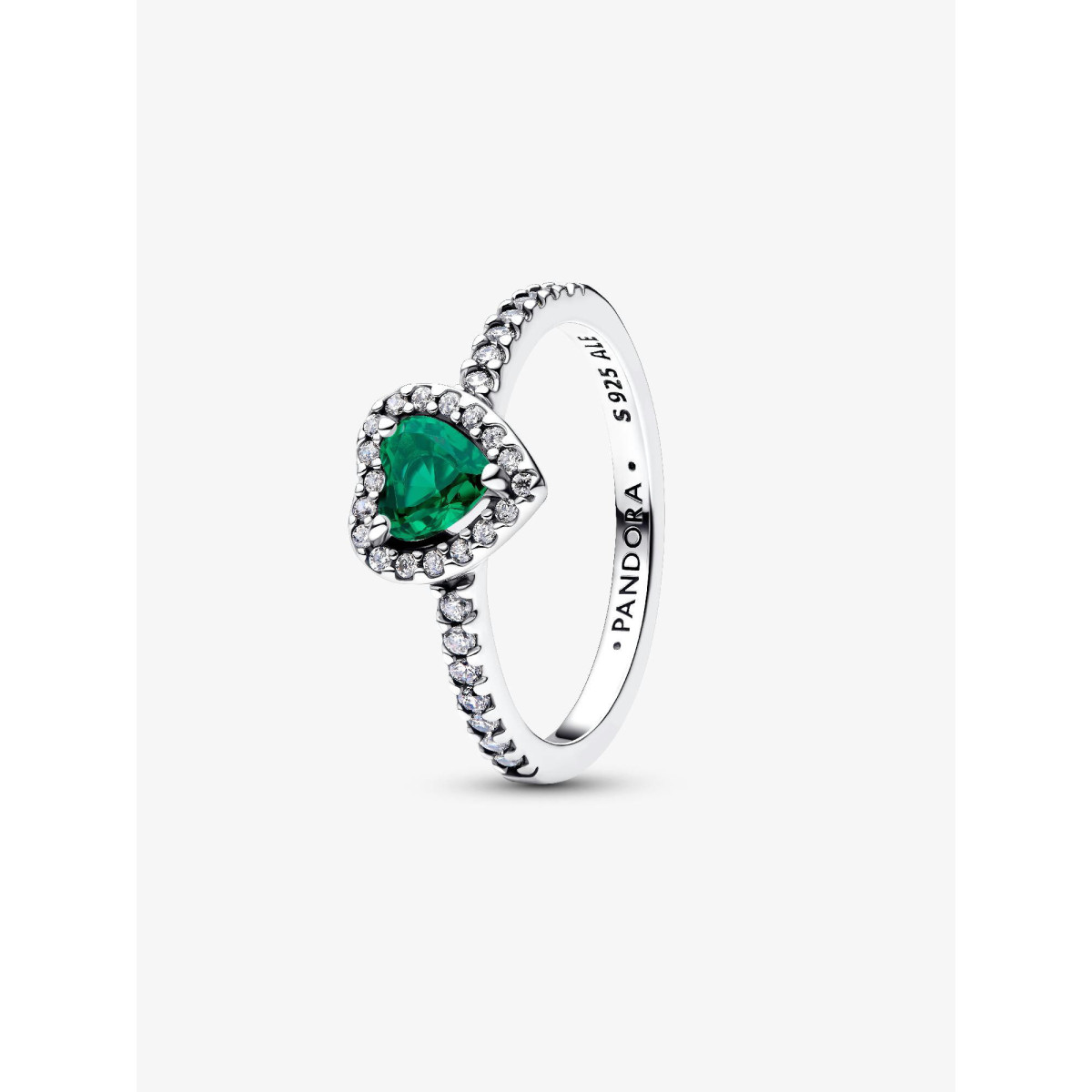 Anillo Corazón Elevado VerdePANDORA - 198421C07