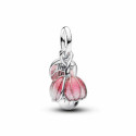 Charm Colgante y Flor Floreciente en Dos Tonos PANDORA