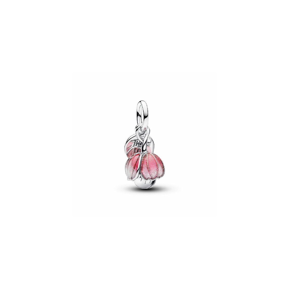 Charm Colgante y Flor Floreciente en Dos Tonos PANDORA