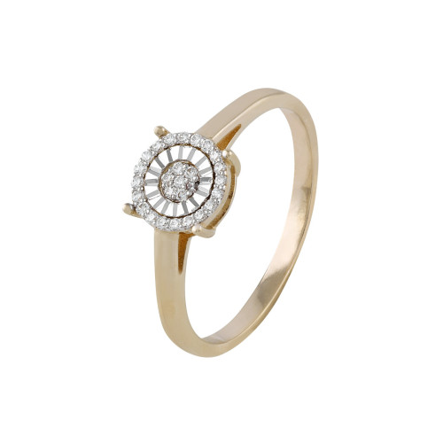 Itemporality Sortija Bicolor Diamantes 0.108 quilates - GRN-401-011