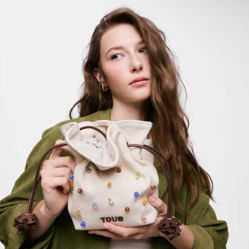 Bombonera pequeña beige TOUS Heritage