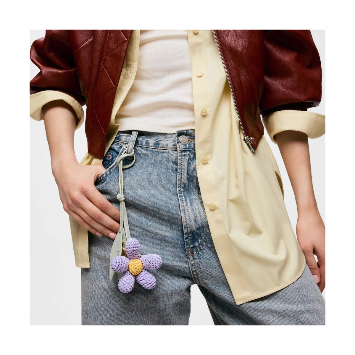 Llavero charm daisy malva TOUS Icons