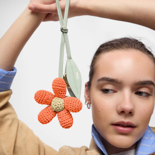 Llavero charm daisy naranja TOUS Icons
