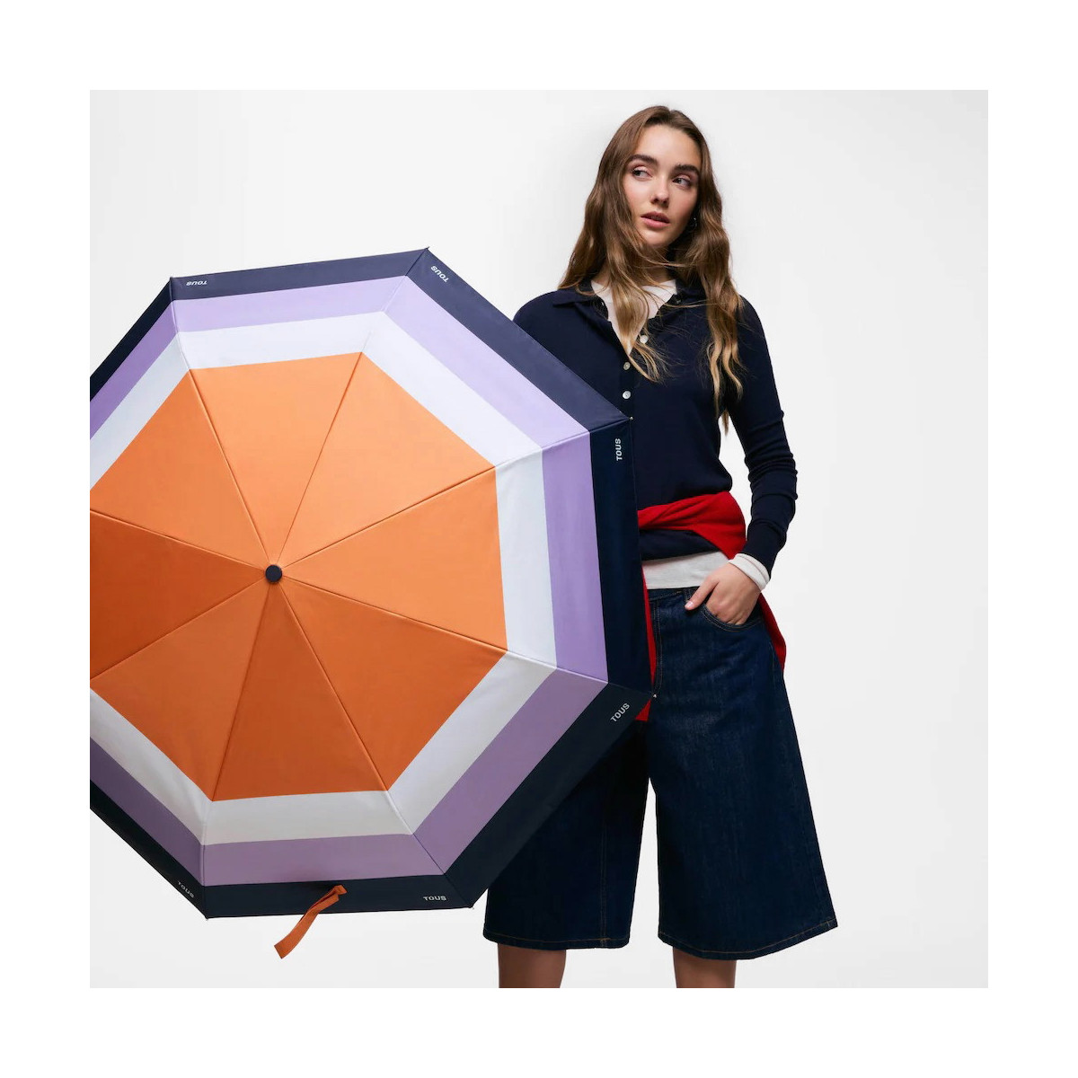 Paraguas sombrilla naranja TOUS Summer Holidays