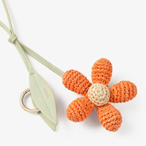 Llavero charm daisy naranja TOUS Icons
