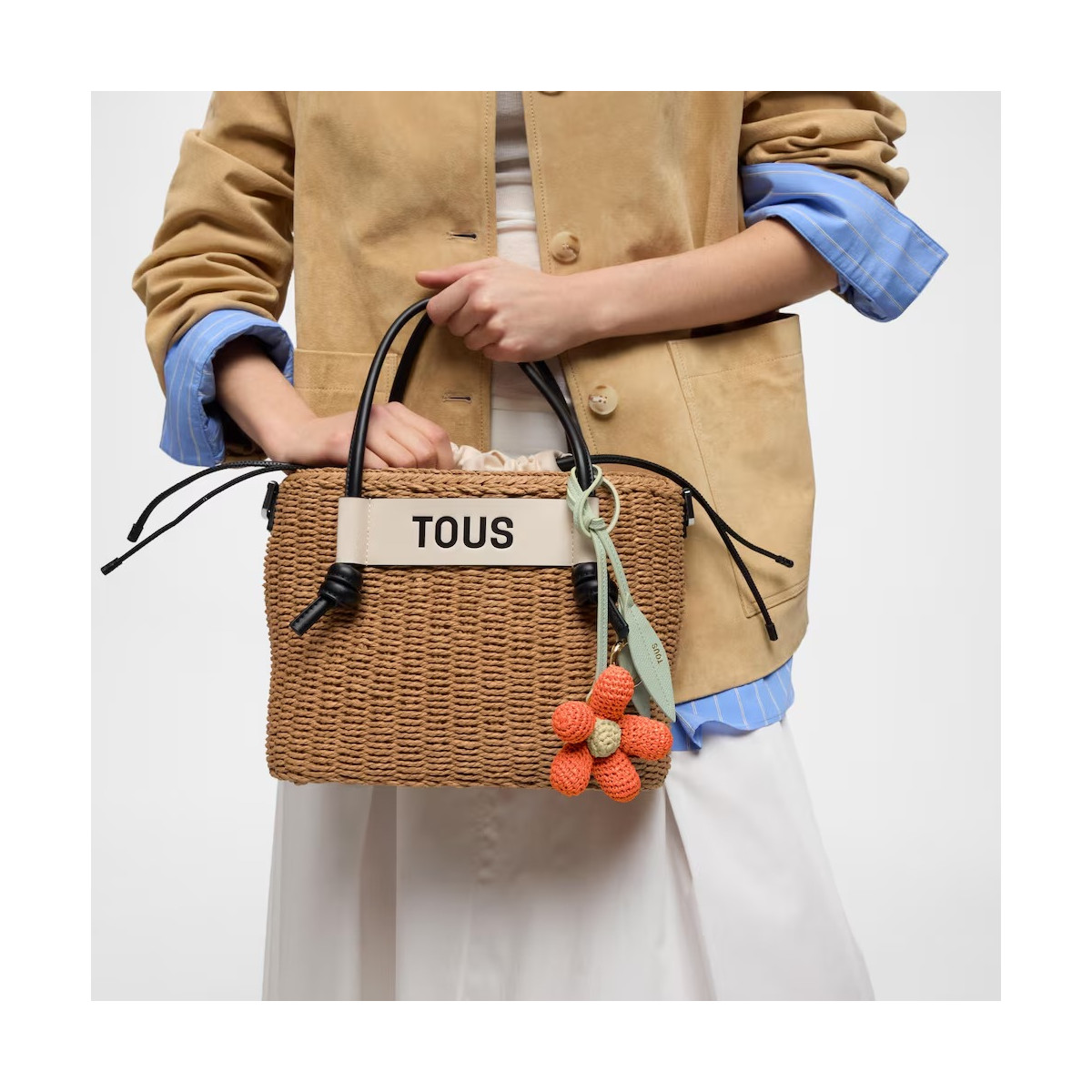 Llavero charm daisy naranja TOUS Icons