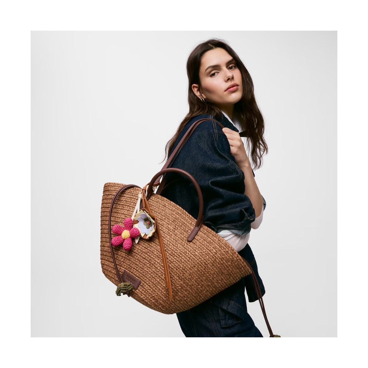 Llavero charm daisy fucsia TOUS Icons