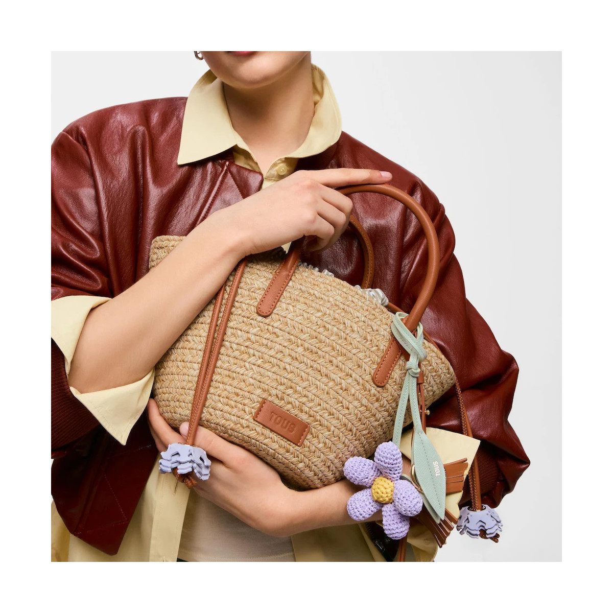 Llavero charm daisy malva TOUS Icons