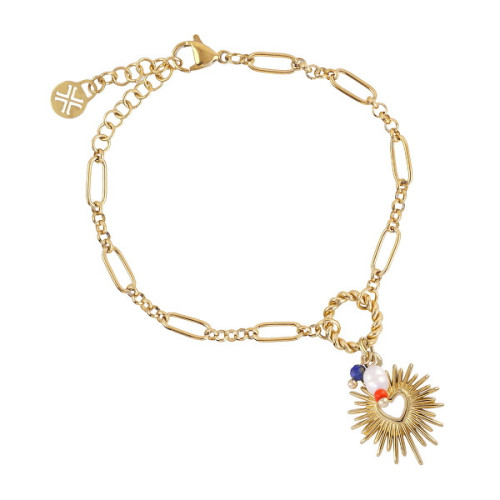 ANARTXY PULS ESLABONES CORAZON PERLA