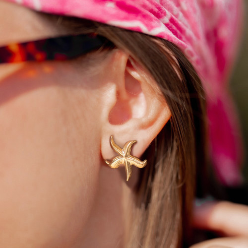Pendientes de estrella de mar LES GEORGETTES