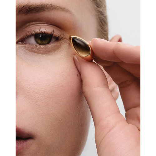 Anillo Sello Luna con Cuarzo Ahumado PDPAOLA - ANB1-E96