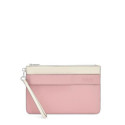 Clutch rosa empolvado Audree Saffiano TOUS