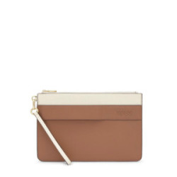 Clutch moca Audree Saffiano TOUS