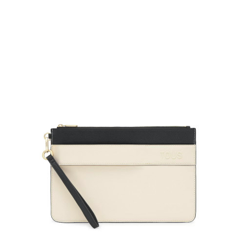 Clutch negro Audree Saffiano TOUS