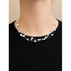 Collar Perlas Flotantes LAS JOYAS DE IRENE