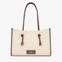 Shopper grande de jacquard beige TOUS Summer Holidays
