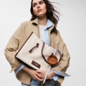Shopper grande de jacquard beige TOUS Summer Holidays