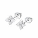 Pendientes flor Beyond Classics LOTUS SILVER