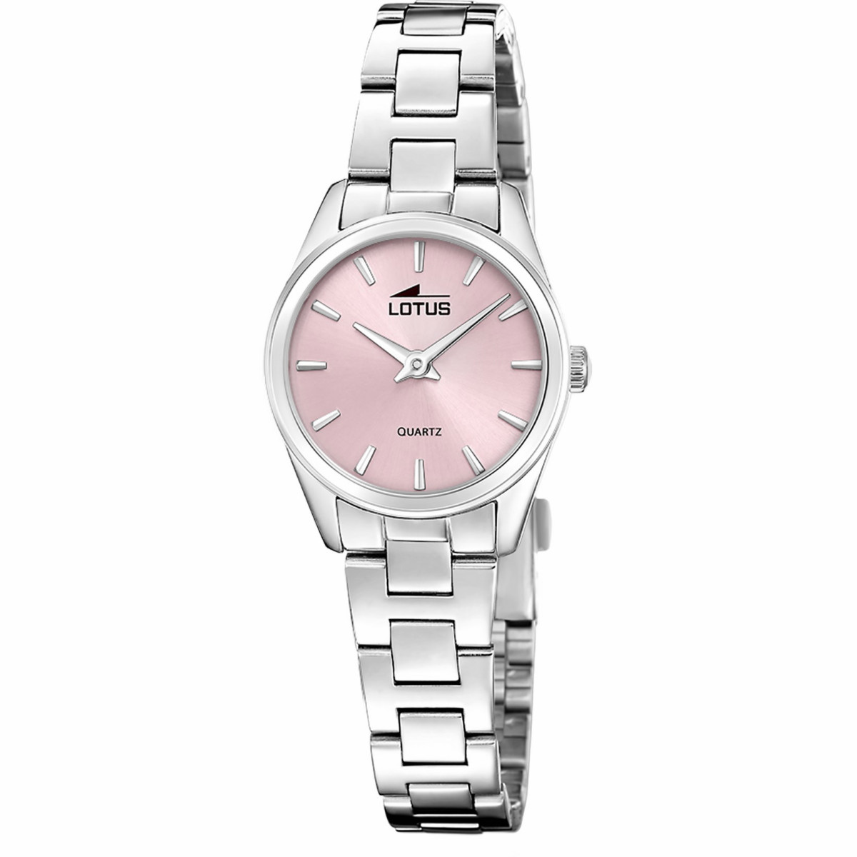Set reloj y pulsera esfera rosa mujer LOTUS