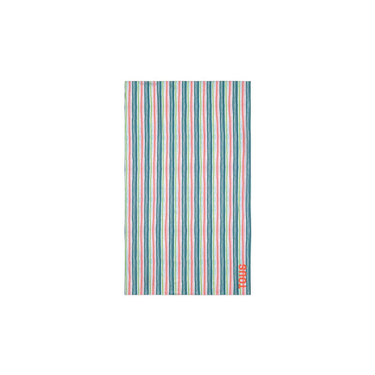 Pareo turquesa TOUS Stripes