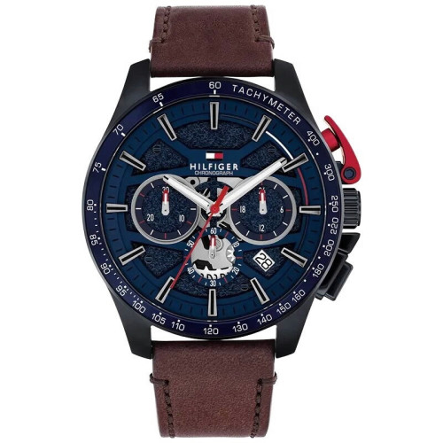 Reloj Bank Azul y Marrón Cronógrafo Hombre TOMMY HILFIGER