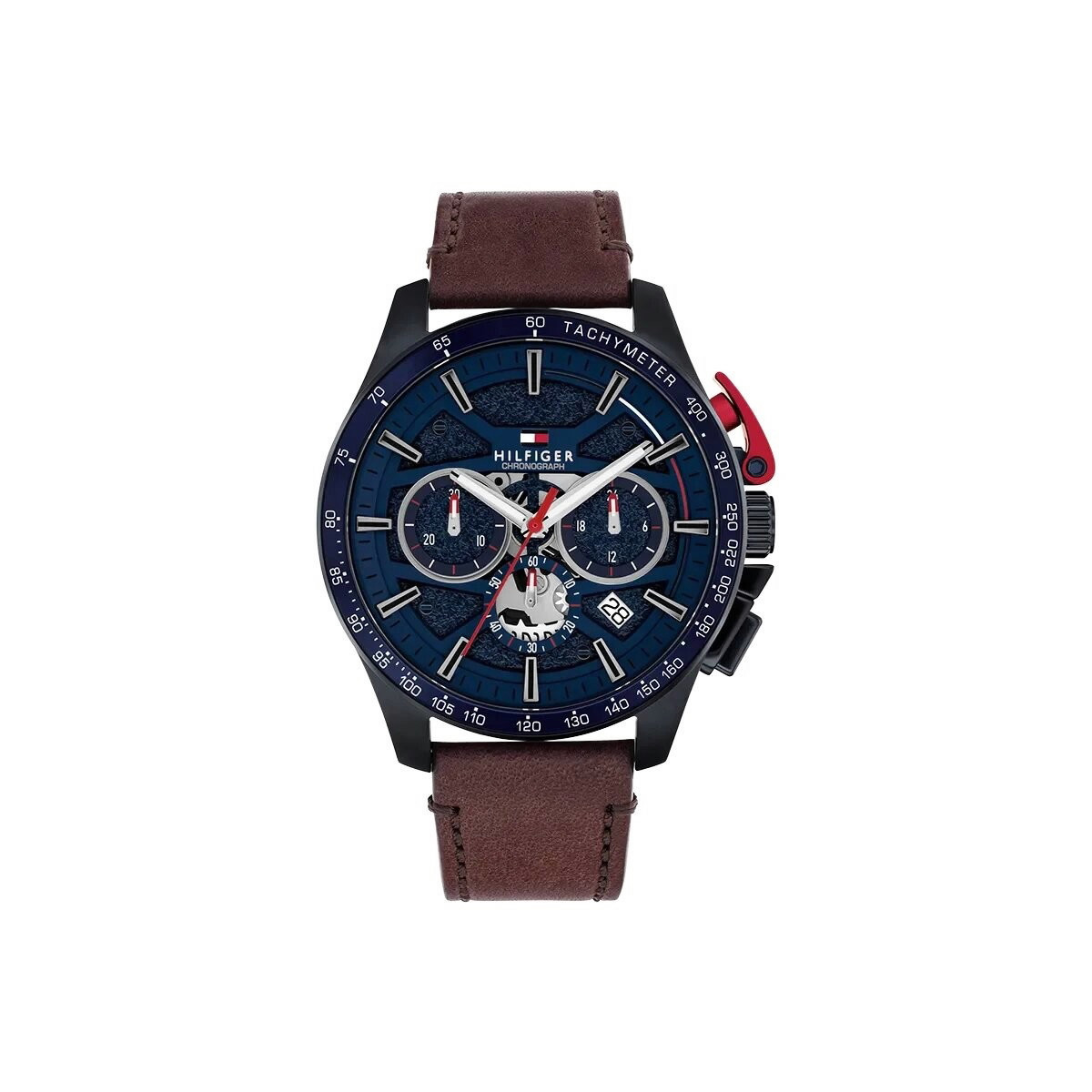 Reloj Bank Azul y Marrón Cronógrafo Hombre TOMMY HILFIGER