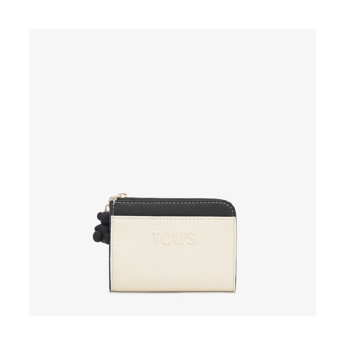 Monedero grande negro Audree Saffiano TOUS
