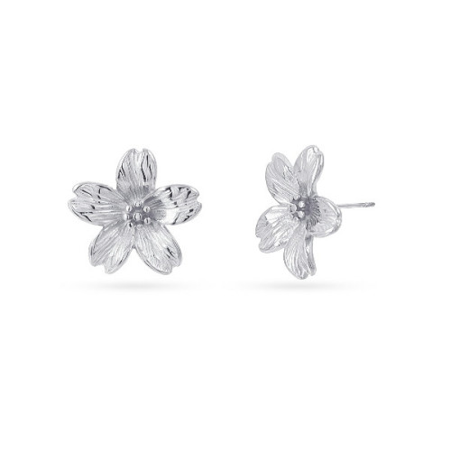 Pendientes Essentials flor relieve ANARTXY