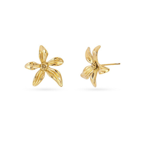 Pendientes Essentials flor curvada ANARTXY