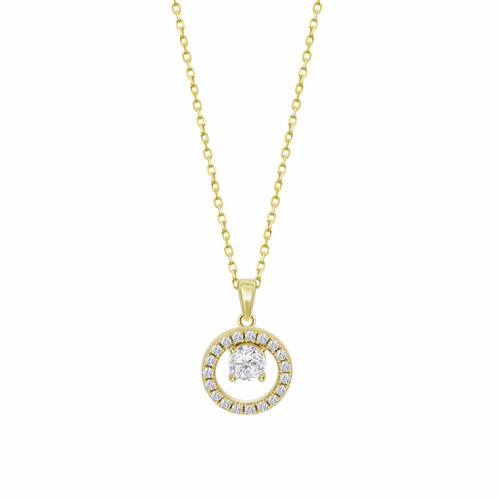 Collar flor LOTUS SILVER