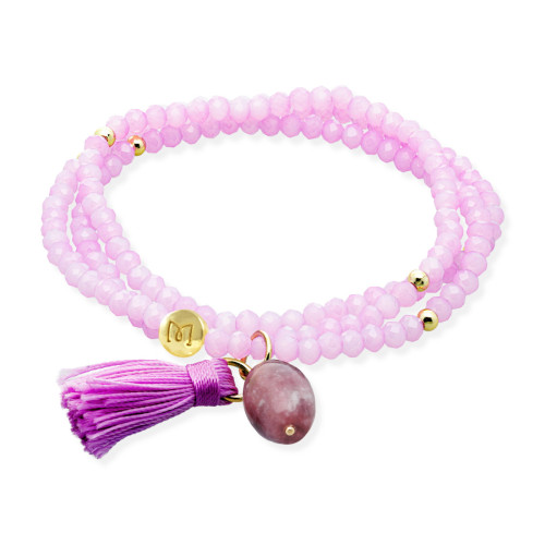 Pulsera Zen Lila MARINA GARCIA