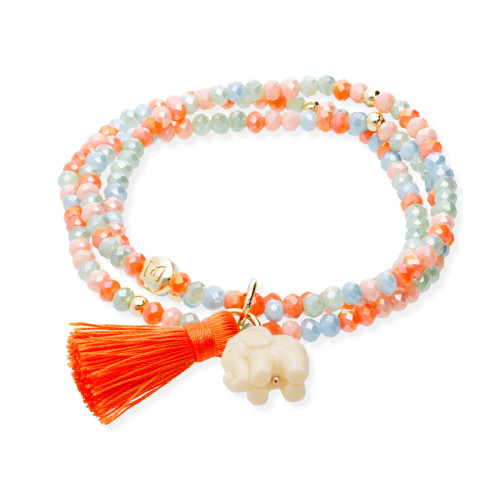 Pulsera Zen Papaya MARINA GARCIA