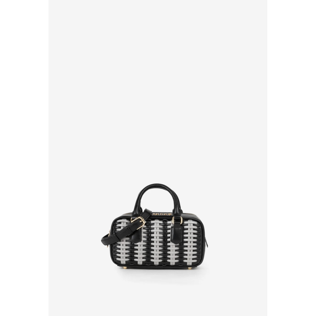 Bolso satchel gris-negro VALENTINO