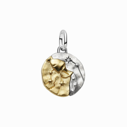 Charm Medallón plata y dorado Zodiaco Acuario PANDORA