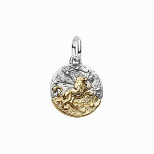 Charm Medallón plata y dorado Zodiaco Leo PANDORA