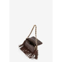 Bolso flecos Astrid marrón VALENTINO