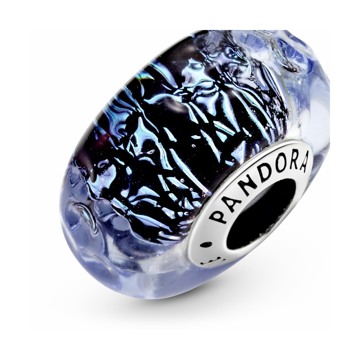 Pandora Charm Cristal de Murano Azul Oscuro