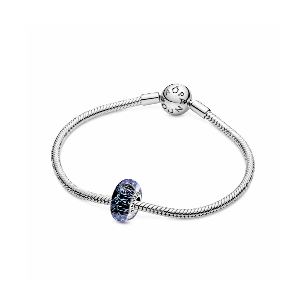 Pandora Charm Cristal de Murano Azul Oscuro