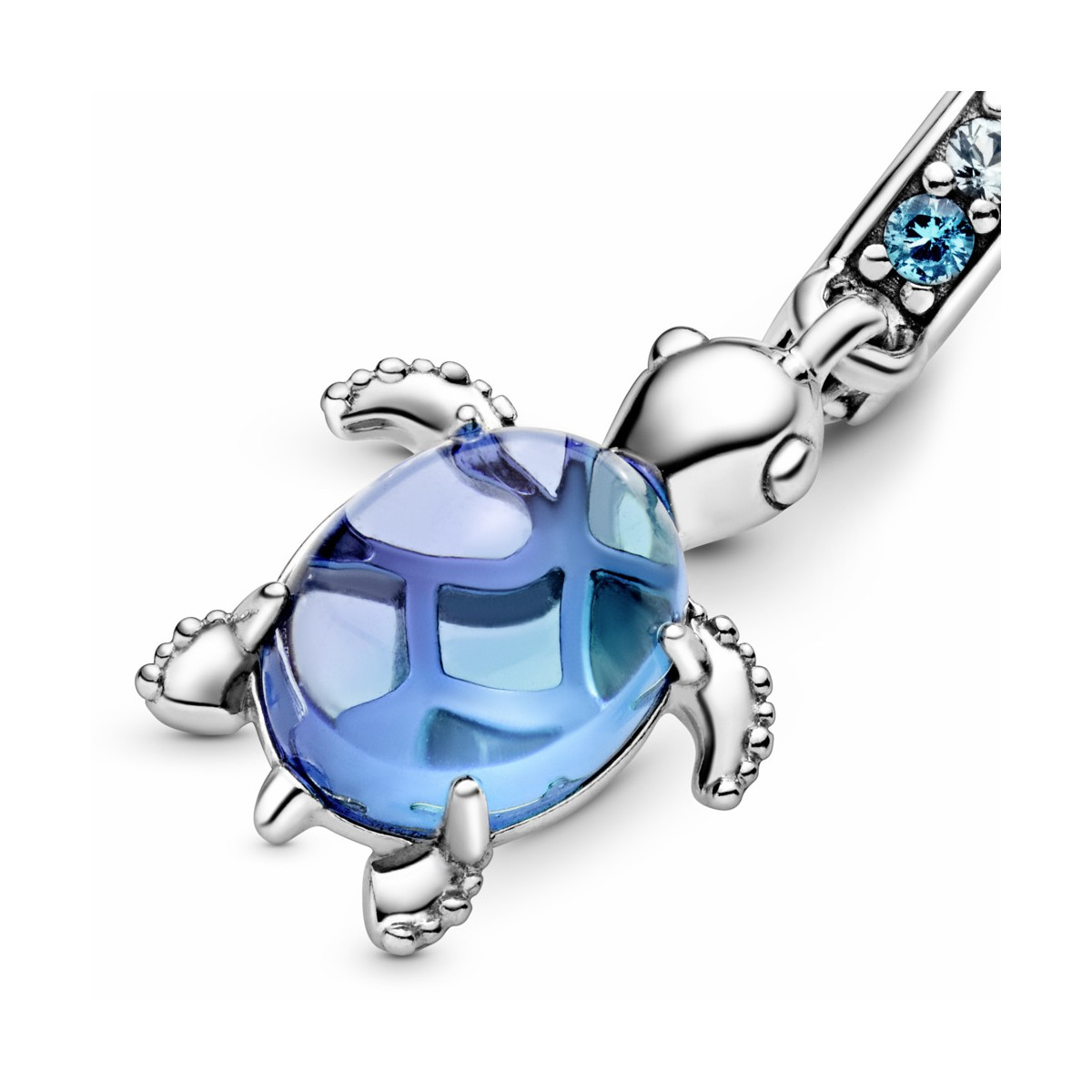 Pandora Charm Colg Tortuga Cristal de Mu