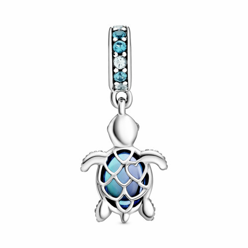 Pandora Charm Colg Tortuga Cristal de Mu