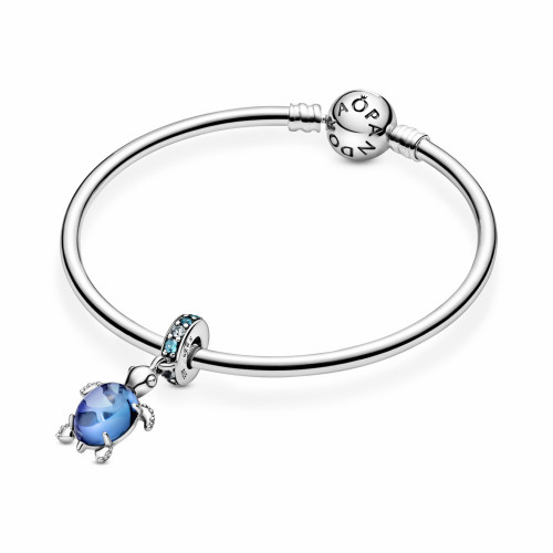 Pandora Charm Colg Tortuga Cristal de Mu