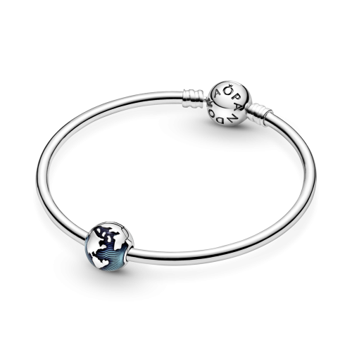 Pandora Clip Globo Azul Esmalte