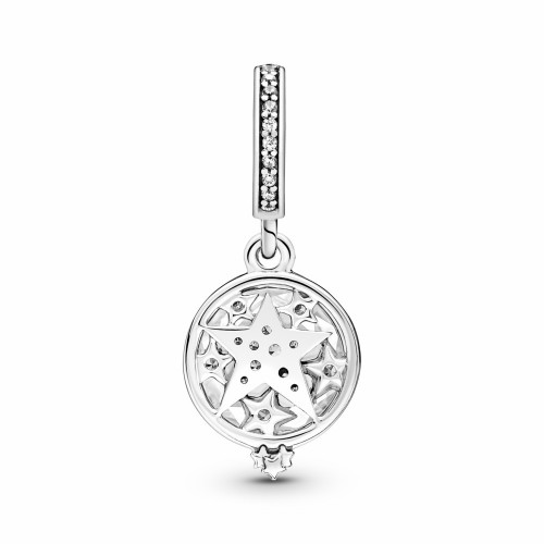 Pandora Charm Colgante Doble Estrella Magnificada