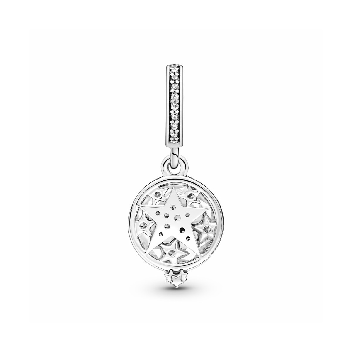 Pandora Charm Colgante Doble Estrella Magnificada