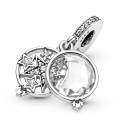 Pandora Charm Colgante Doble Estrella Magnificada