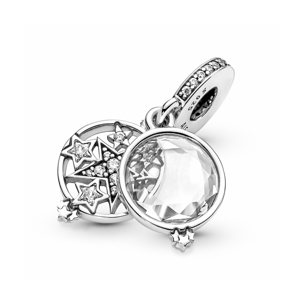 Pandora Charm Colgante Doble Estrella Magnificada