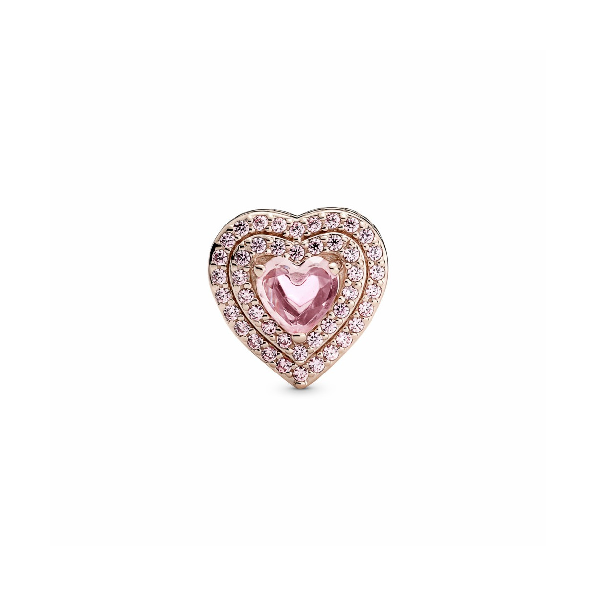 Pandora Charm Corazón Nivelado Brillante